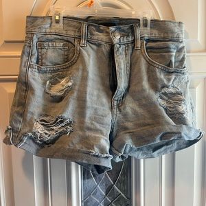 Aeropostale ripped Jean shorts /mom style
